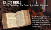 THE 'INDIAN BIBLE' IN THE ALGONGUIN LANGUAGE 1661